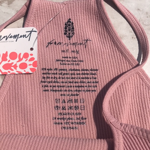 Free People Movement Happiness Runs Crop Tank Top in Soft Pink - Picture 11 of 15